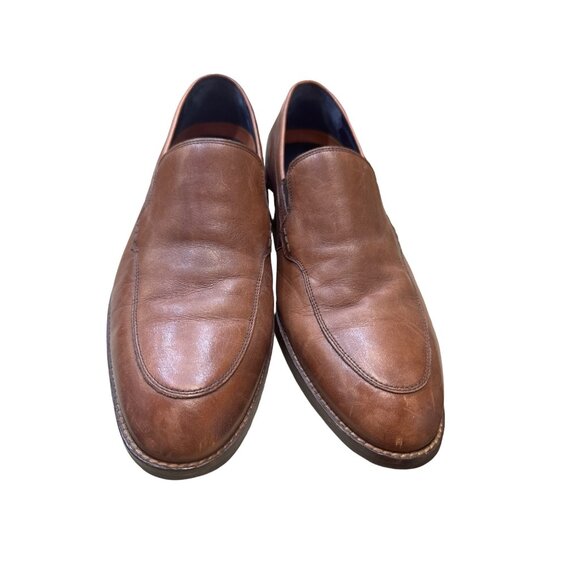 Cole Haan men’s brown shoe slip on loafer size 10M SKU...